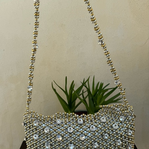 Evening purse Wedding purse handmade Fancy bag beaded handbag Elegant handbag - Picture 5 of 5